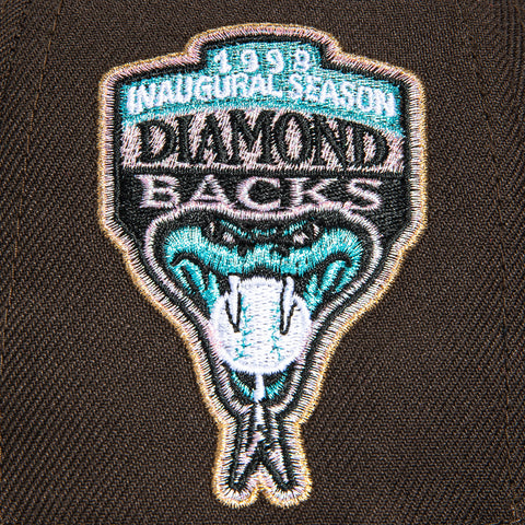 New Era 59Fifty Sweethearts Arizona Diamondbacks Inaugural Patch D Hat - Brown, Maroon New Era