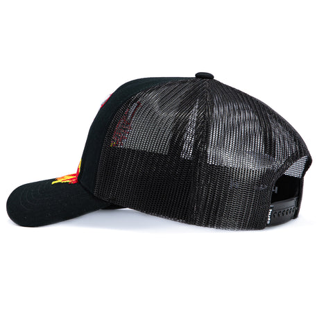 Huf Phoenix Trucker Snapback Hat - Black Huf