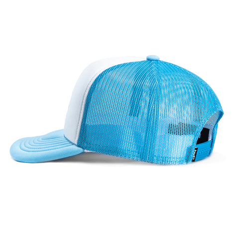Huf Divine Trucker Snapback Hat - Light Blue Huf