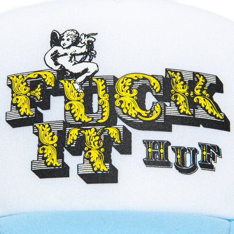 Huf Divine Trucker Snapback Hat - Light Blue Huf