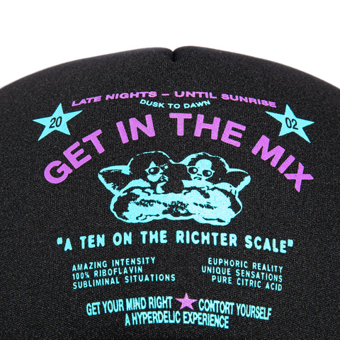 Huf After Midnight Trucker Snapback Hat - Black Huf