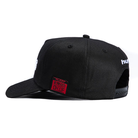 HUF Metal Gear Snapback Hat - Black