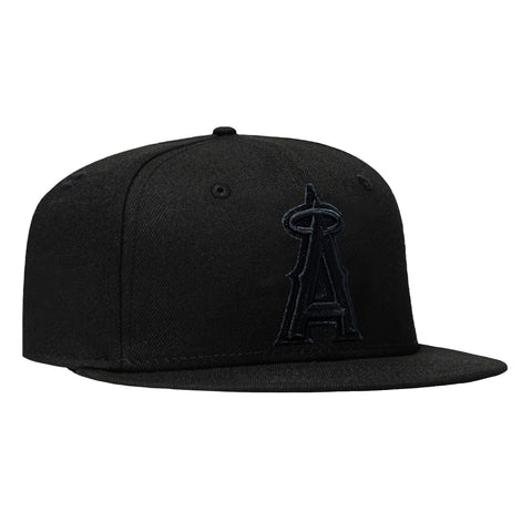 New Era 59Fifty Los Angeles Angels Hat - Black, Black New Era
