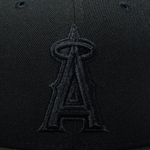 New Era 59Fifty Los Angeles Angels Hat - Black, Black New Era
