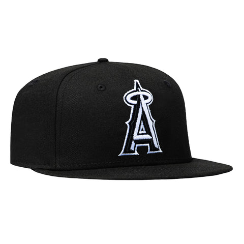 New Era 59Fifty Los Angeles Angels Hat - Black, White New Era