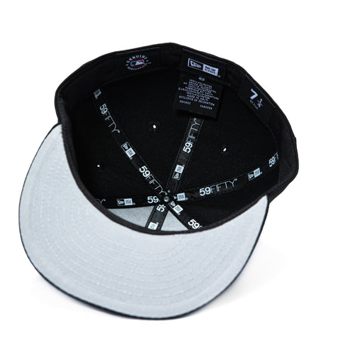 New Era 59Fifty Los Angeles Angels Hat - Black, White New Era