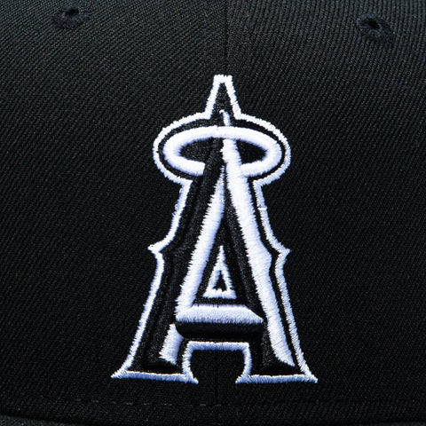 New Era 59Fifty Los Angeles Angels Hat - Black, White New Era