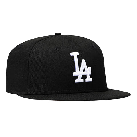 New Era 59Fifty Los Angeles Dodgers Hat - Black, White New Era