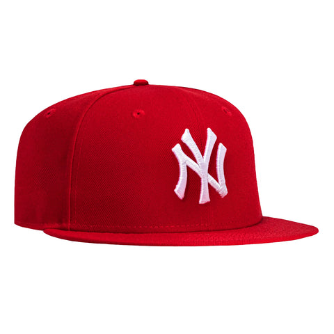 New Era 59Fifty New York Yankees Fitted Hat - Red, White New Era