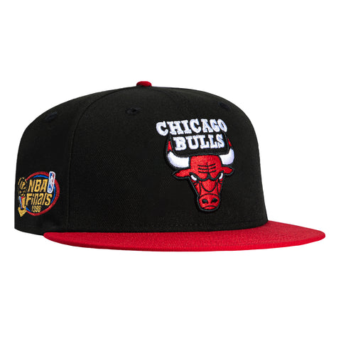 New Era 59Fifty Chicago Bulls 1998 NBA Finals Patch Hat - Black, Red New Era