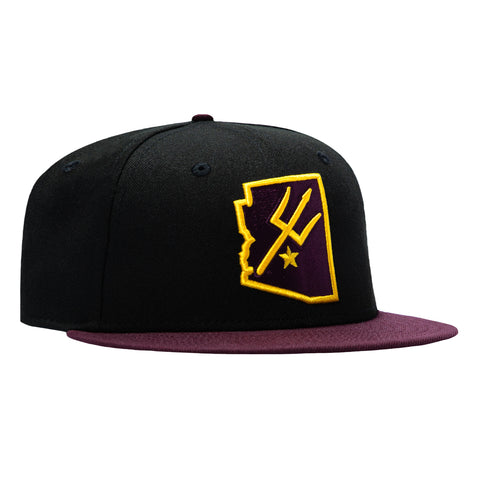 EX 2TONE ASU STATE BLK/MRN/GLD New Era