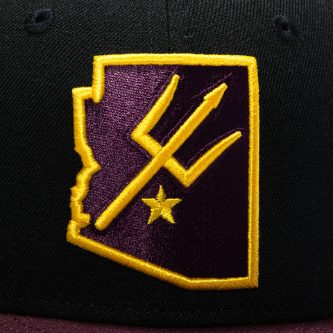 EX 2TONE ASU STATE BLK/MRN/GLD New Era