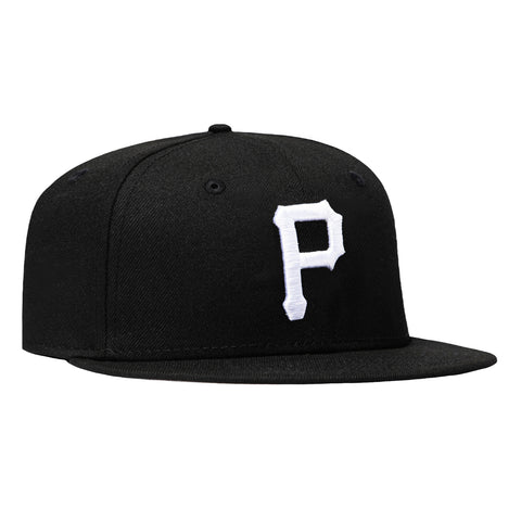 New Era 59Fifty Pittsburgh Pirates Hat - Black, White New Era