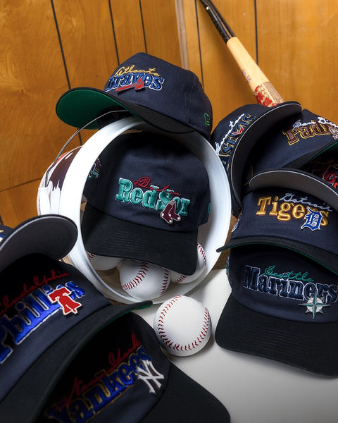 MLB 19Twenty Retro Script Hats