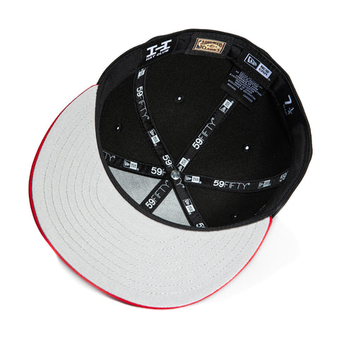 New Era 59Fifty Philadelphia 76ers 2001 NBA Finals Patch Hat - Black, Red New Era