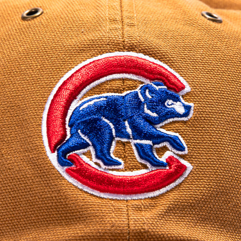 47 Brand x Carhartt Chicago Cubs Cleanup Adjustable Hat - Brown 47 Brand