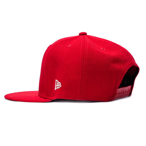 New Era 9Fifty Los Angeles Angels Basic Game Snapback Hat - Red New Era