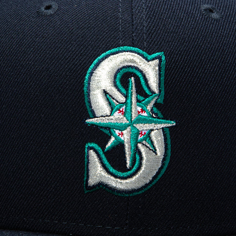 New Era 9Fifty MLB Basic Seattle Mariners Snapback Game Hat - Navy New Era