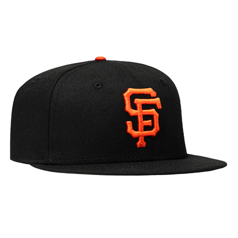 New Era 9Fifty MLB Basic San Francisco Giants Game Snapback Hat - Black New Era