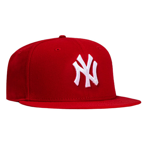 New Era 9Fifty MLB Basic New York Yankees Snapback Hat - Red, White New Era