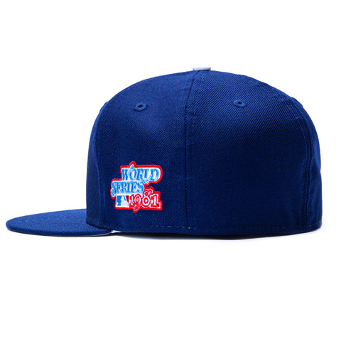 New Era 59Fifty Los Angeles Dodgers 1981 World Series Patch Hat - Royal New Era