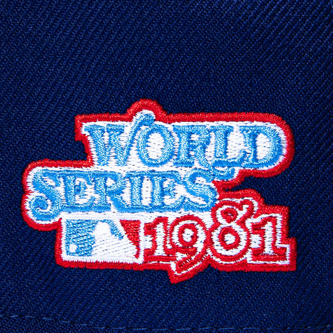 New Era 59Fifty Los Angeles Dodgers 1981 World Series Patch Hat - Royal New Era