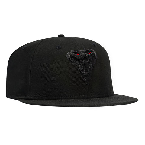 New Era 59Fifty Arizona Diamondbacks Snakehead Hat - Black, Black, Red New Era