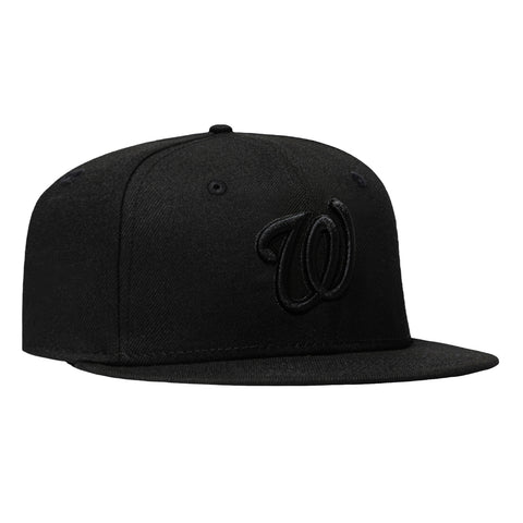 MLB BASIC NATIONALS BLK/BLK/BLK SN New Era