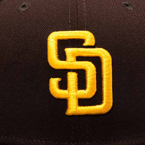 New Era 9Fifty MLB Basic San Diego Padres Snapback Game Hat - Brown New Era