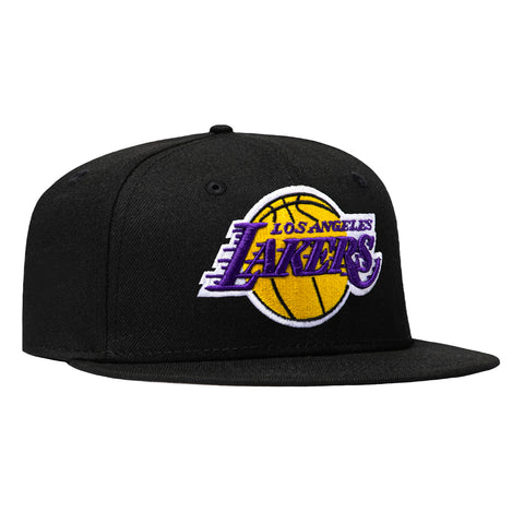 New Era 9Fifty Los Angeles Lakers Basic Snapback Hat - Black New Era