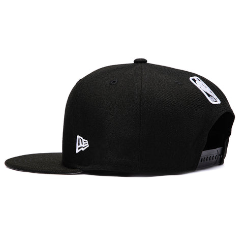New Era 9Fifty Los Angeles Lakers Basic Snapback Hat - Black New Era