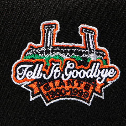New Era 9Forty A-Frame San Francisco Giants Tell It Goodbye Patch Snapback Hat - Black New Era