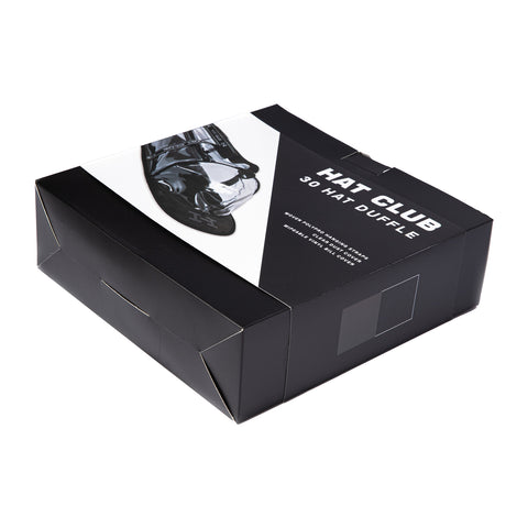 Hat Club 30 Cap Duffle Bag Storage - Black, Grey Nexlyne