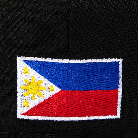 Exclusive New Era 59Fifty Filipino Flag Hat -  Black New Era