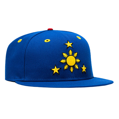 New Era 59Fifty Filipino Flag Patch Hat -  Royal