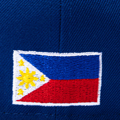Exclusive New Era 59Fifty Filipino Flag Hat -  Royal New Era