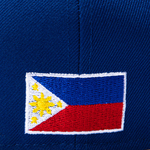 Exclusive New Era 59Fifty Filipino Flag Hat -  Royal, Red New Era