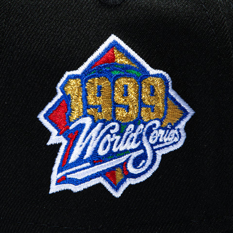 New Era 9Forty A-Frame New York Yankees 1999 World Series Patch Snapback Hat - Black, Green New Era