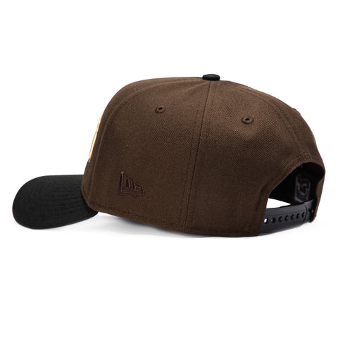 New Era 9Forty A-Frame Foam San Francisco Giants 60th Anniversary Patch Word Snapback Hat - Brown, Black New Era