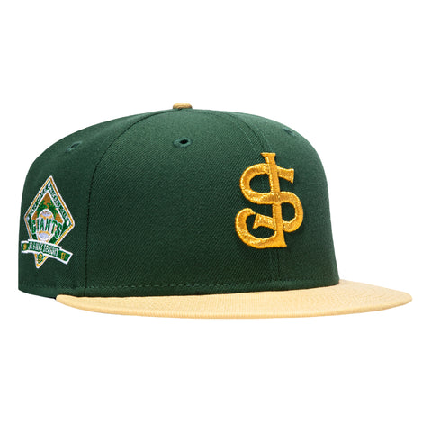 New Era 59Fifty San Jose Giants 30th Anniversary Patch Hat - Green, Tan New Era
