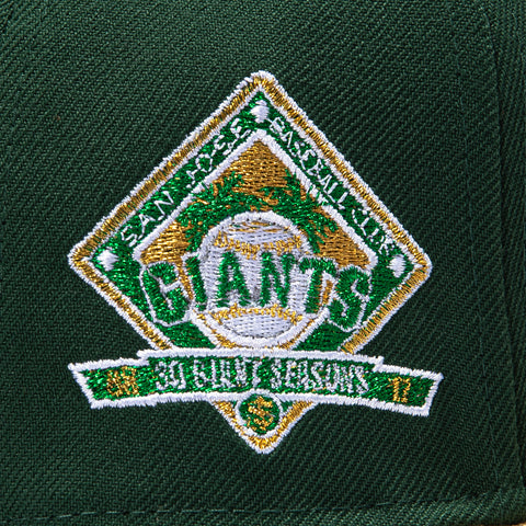New Era 59Fifty San Jose Giants 30th Anniversary Patch Hat - Green, Tan New Era