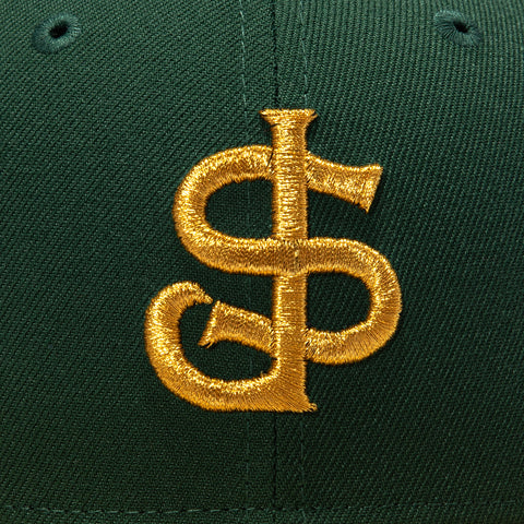New Era 59Fifty San Jose Giants 30th Anniversary Patch Hat - Green, Tan New Era