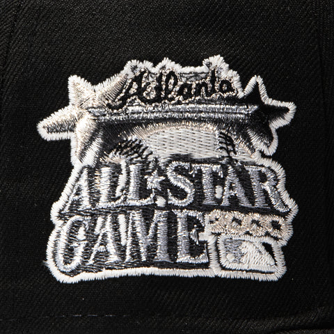 New Era 59Fifty Glow in the Dark Atlanta Braves 2000 All Star Game Patch Hat - Black, White New Era