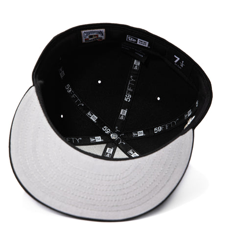 New Era 59Fifty Glow in the Dark Chicago Cubs 1990 All Star Game Patch Hat - Black, White New Era