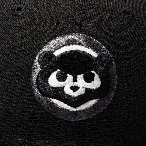 New Era 59Fifty Glow in the Dark Chicago Cubs 1990 All Star Game Patch Hat - Black, White New Era