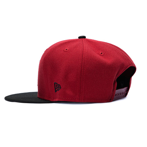 New Era 9Fifty MLB Basic Arizona Diamondbacks Snapback Game Hat - Sedona Red, Black New Era