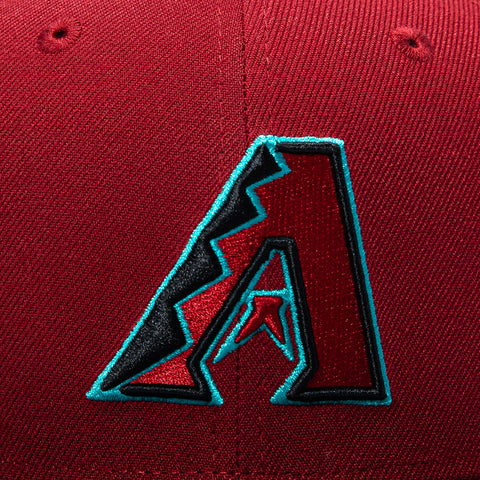 New Era 9Fifty MLB Basic Arizona Diamondbacks Snapback Game Hat - Sedona Red, Black New Era