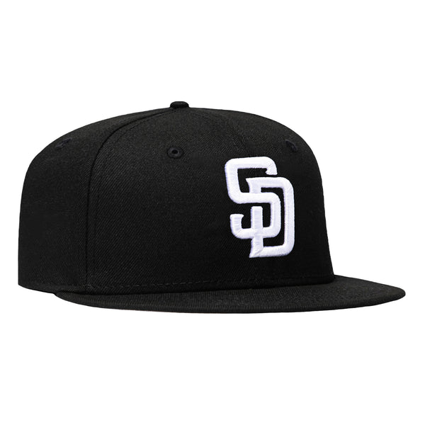 New Era 9Fifty MLB Basic San Diego Padres Snapback Hat - Black