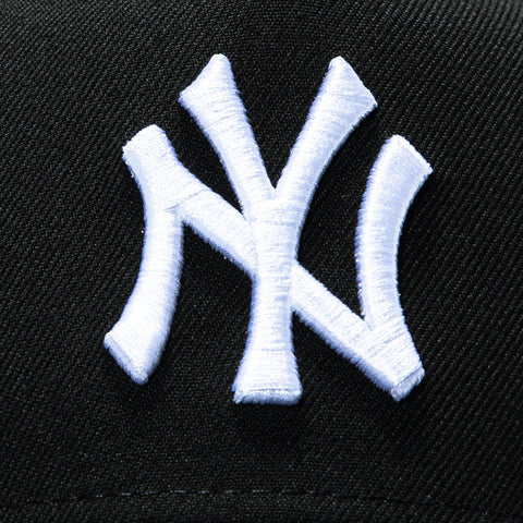 New Era 9Forty A-frame New York Yankees Snapback Hat - Black, White New Era