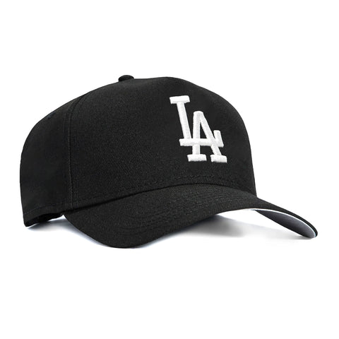 New Era 9Forty A-Frame Los Angeles Dodgers Snapback Hat - Black, White New Era
